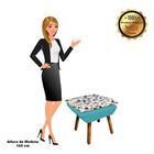 Kit 02 Puff Opala Composê D87 Com Suede Pés Palito - D'rossi