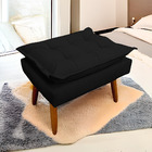 Kit 02 Puff Opala Para Sala E Quarto Suede Escolha Sua Cor -