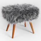 Kit 02 Puff Puf Decorativo Sien Pelo Sintetico Sone