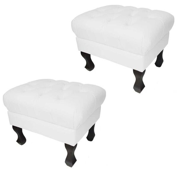 Kit 02 Puff Retro Luis Xv Capitone Corin