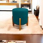 Kit 02 Puff Thor Redondo Para Sala E Quarto Veludo Escolha Su