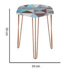 Kit 02 Puffs Banqueta Alta Bita Industrial Pé De