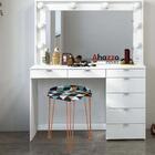 Kit 02 Puffs Banqueta Alta Bita Industrial Pé De