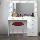 Kit 02 Puffs Banqueta Alta Bita Industrial Pé De Ferro Bronze