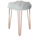 Kit 02 Puffs Banqueta Alta Bita Industrial Sala Penteadeira P