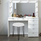 Kit 02 Puffs Banqueta Alta Bita Industrial Sala Penteadeira P