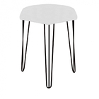 Kit 02 Puffs Banqueta Alta Bita Industrial Sala Penteadeira P