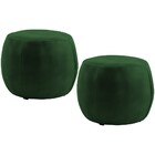 Kit 02 Puffs Banqueta Decorativa Para Sala De Estar Golf D02