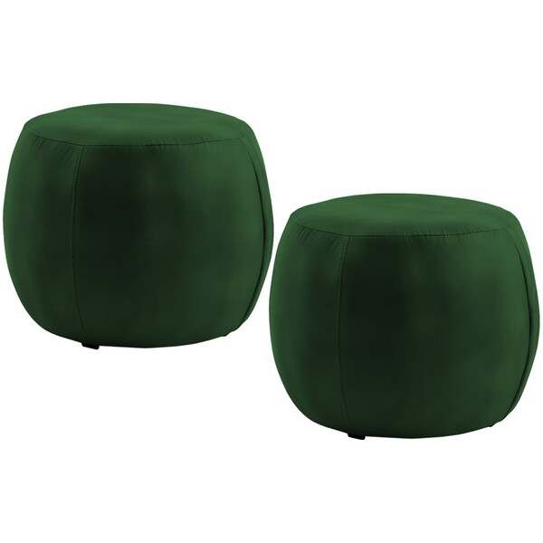 Kit 02 Puffs Banqueta Decorativa Para Sala De Estar Golf D02