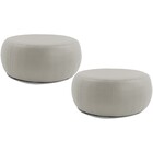 Kit 02 Puffs Banqueta Decorativa Para Sala De Estar Golf D02