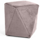 Kit 02 Puffs Decorativo Para Sala De Estar Ametista D02 Velud