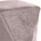 Kit 02 Puffs Decorativo Para Sala De Estar Ametista D02 Velud