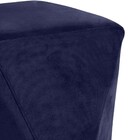 Kit 02 Puffs Decorativo Para Sala De Estar Ametista D02 Velud