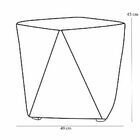 Kit 02 Puffs Decorativo Para Sala De Estar Ametista D02 Velud