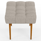 Kit 02 Puffs Decorativo Para Sala De Estar Requinte L02 Linho