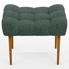 Kit 02 Puffs Decorativo Para Sala De Estar Requinte L02 Linho