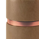 Kit 02 Puffs Decorativo Redondo Porto Luxo  - Salaone - Couri