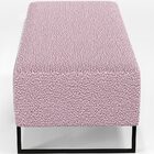 Kit 02 Puffs Decorativo Sala De Estar Bali W01 Base Ferro 120