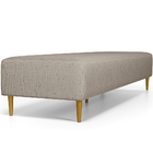 Kit 02 Puffs Decorativo Sala De Estar Bali W01 Pés Palito 170