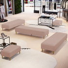 Kit 02 Puffs Decorativo Sala De Estar Bali W01 Pés Palito 170