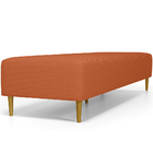 Kit 02 Puffs Decorativo Sala De Estar Bali W01 Pés Palito 190