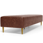 Kit 02 Puffs Decorativo Sala De Estar Bali W01 Pés Palito 190