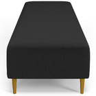 Kit 02 Puffs Decorativo Sala De Estar Bali W01 Pés Palito 190