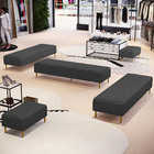 Kit 02 Puffs Decorativo Sala De Estar Bali W01 Pés Palito 190