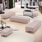 Kit 02 Puffs Decorativo Sala De Estar Bali W01 Pés Palito 190