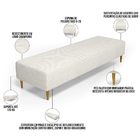 Kit 02 Puffs Decorativo Sala De Estar Bali W01 Pés Palito 190