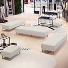 Kit 02 Puffs Decorativo Sala De Estar Bali W01 Pés Palito 190