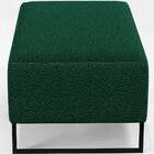 Kit 02 Puffs Decorativo Sala De Estar Cléo 90cm W01 Base Ferr