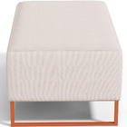 Kit 02 Puffs Decorativo Sala De Estar Cléo 90cm W01 Base Ferr