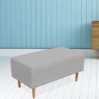 Kit 02 Puffs Decorativo Sala De Estar Cléo W01 Pés Palito 90