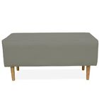 Kit 02 Puffs Decorativo Sala De Estar Cléo W01 Pés Palito 90