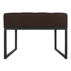 Kit 02 Puffs Decorativos Agnes 60x44cm Com Base De Ferro Sint