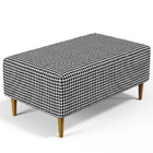 Kit 02 Puffs Decorativos Para Sala De Estar Cléo W01 Pés Pali