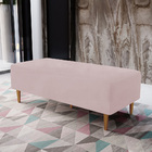 Kit 02 Puffs Decorativos Sala De Estar Bali W01 Pés Palito 12