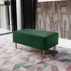 Kit 02 Puffs Decorativos Sala De Estar Cléo W01 Pés Palito 90