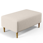 Kit 02 Puffs Decorativos Sala De Estar Cléo W01 Pés Palito 90