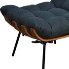 Kit 02 Puffs Decorativos Sala De Estar Costela L02 Linho Chum