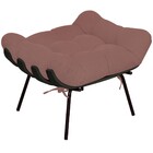 Kit 02 Puffs Decorativos Sala De Estar Costela Preto L02 Sued