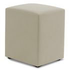 Kit 02 Puffs Decorativos Sala De Estar Quadrado 36x47cm Sinté