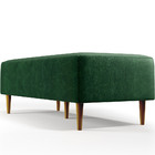 Kit 02 Puffs Decorativos Sala Estar Bali W01 Pés Palito 120x5