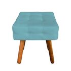 Kit 02 Puffs Elisa Suede Azul Tiffany Pés Palito – D'rossi