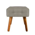 Kit 02 Puffs Elisa Suede Marrom Rato Pés Palito – D'rossi