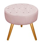 Kit 02 Puffs Fernanda Palito Mel Corano Rosa Bebê - Amarena M