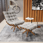 Kit 02 Puffs Giratório Costela Veludo Base Madeira Ma30 - D'r