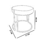 Kit 02 Puffs Love Suede Azul Turquesa Base Industrial Preto -