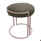 Kit 02 Puffs Love Suede Base Rosê D'rossi - Marrom Rato